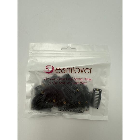Seamlover | Wig Clips Set | Unisex | 30 Pc | Black | Snap Grip Hair Extension - Picture 1 of 2
